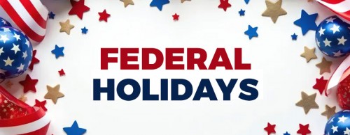 2026 Federal Holidays for ACH, Remote Deposit, and Wire Transfer Processing | Oakwood Bank